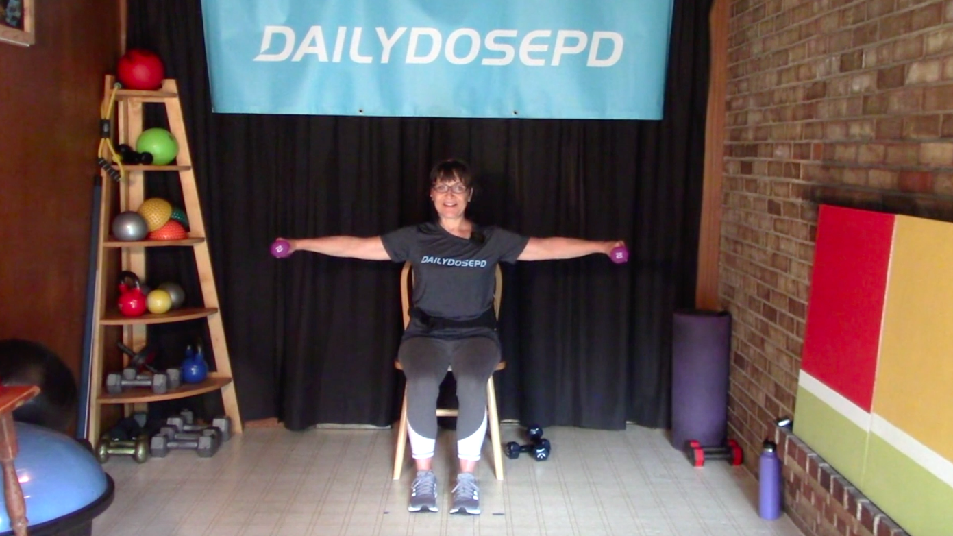 ChairFit: 8.3.22 (1/2 Seated, 1/2 Standing, Strength Training)