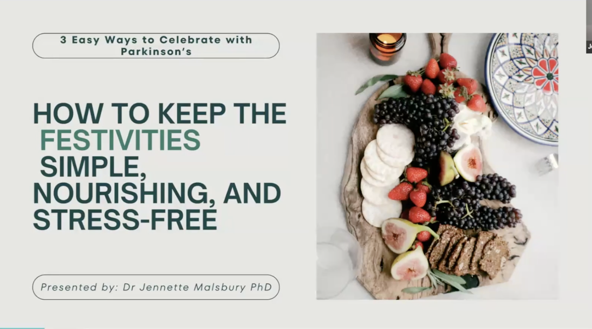 Nutrition: Easy Tips to Celebrate with PD