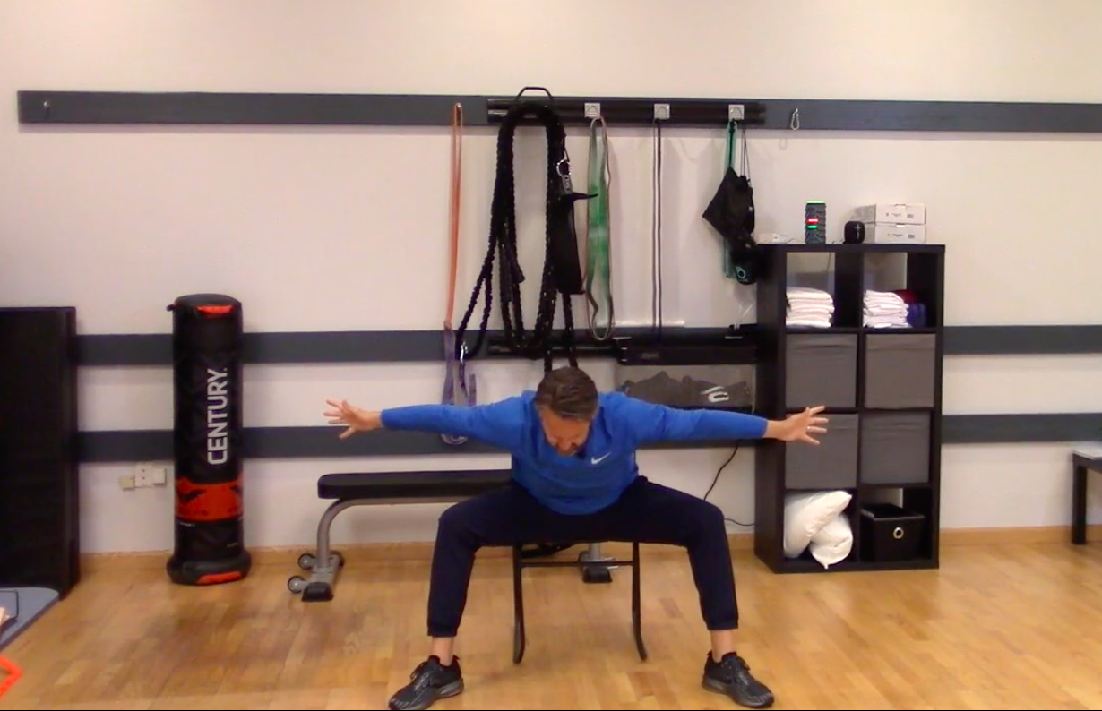 ChairFit: 5.13.20 (1/2 Seated, 1/2 Standing, No Weights)