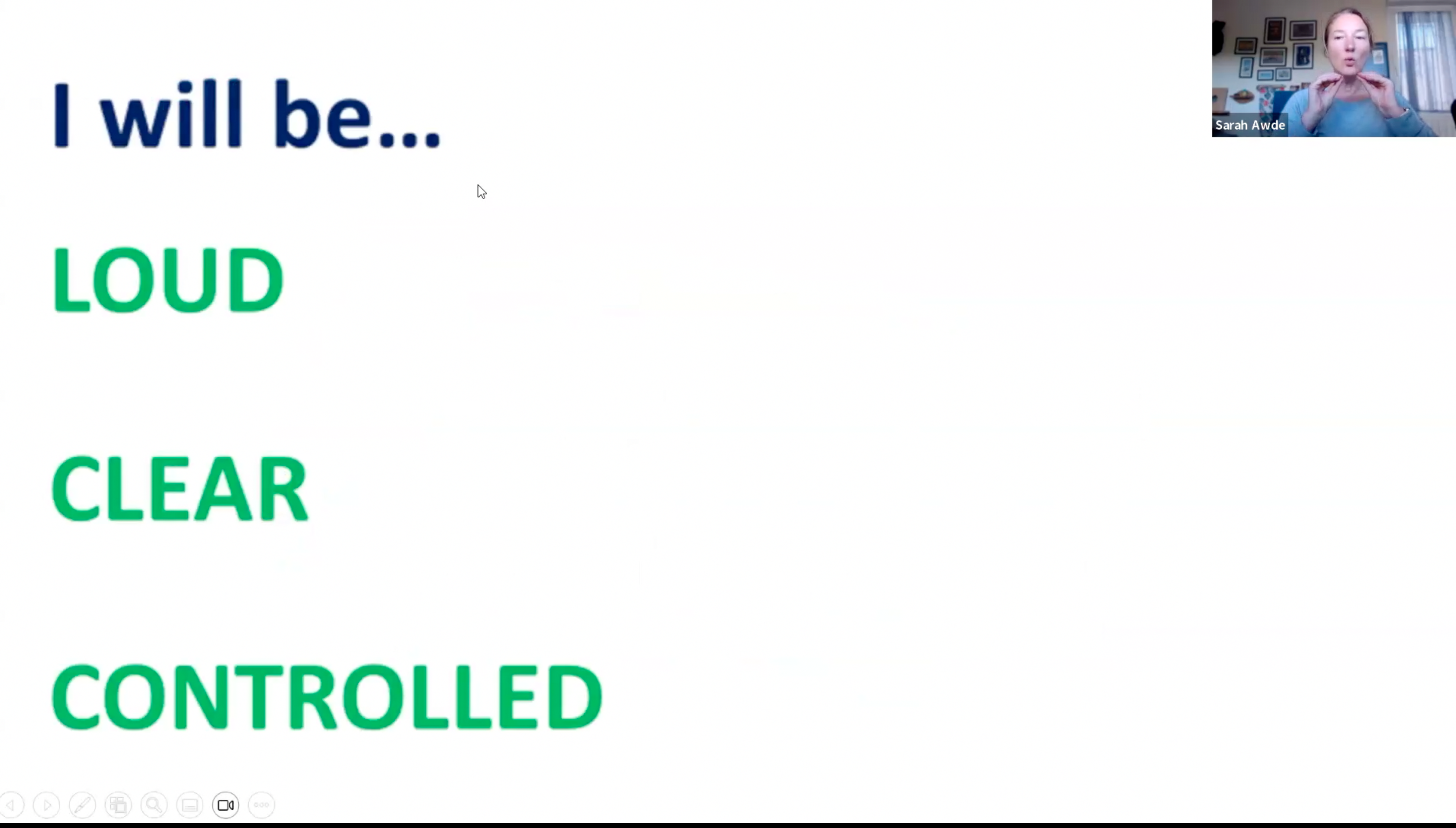 Voice Training: 7.23.25