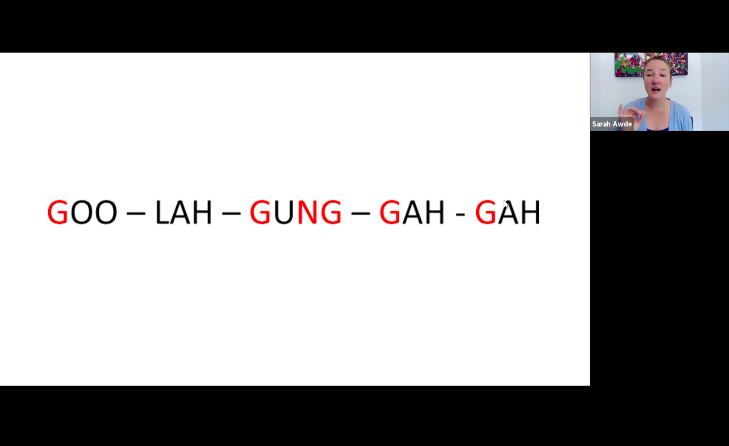 Voice Training: 6.29.22