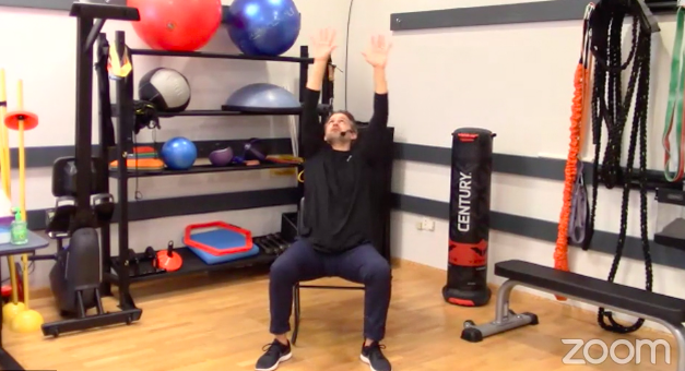 ChairFit: 5.5.20 (1/2 Seated, 1/2 Standing, No Weights)