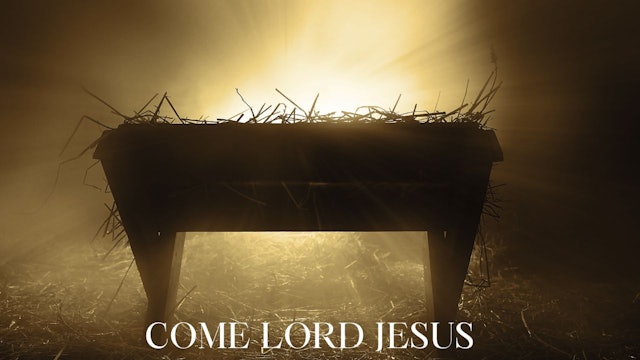 Come Lord Jesus...Advent December 2023