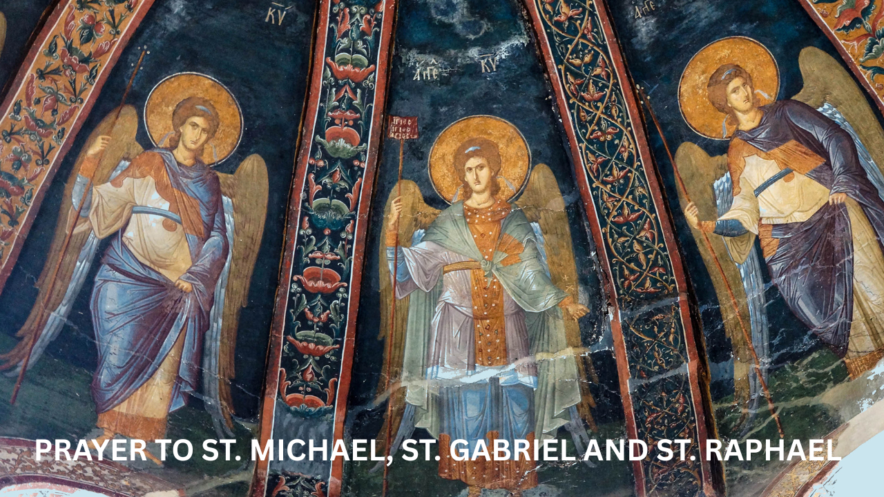 Prayer on the Feast of St. Michael, St. Gabriel, and St. Raphael