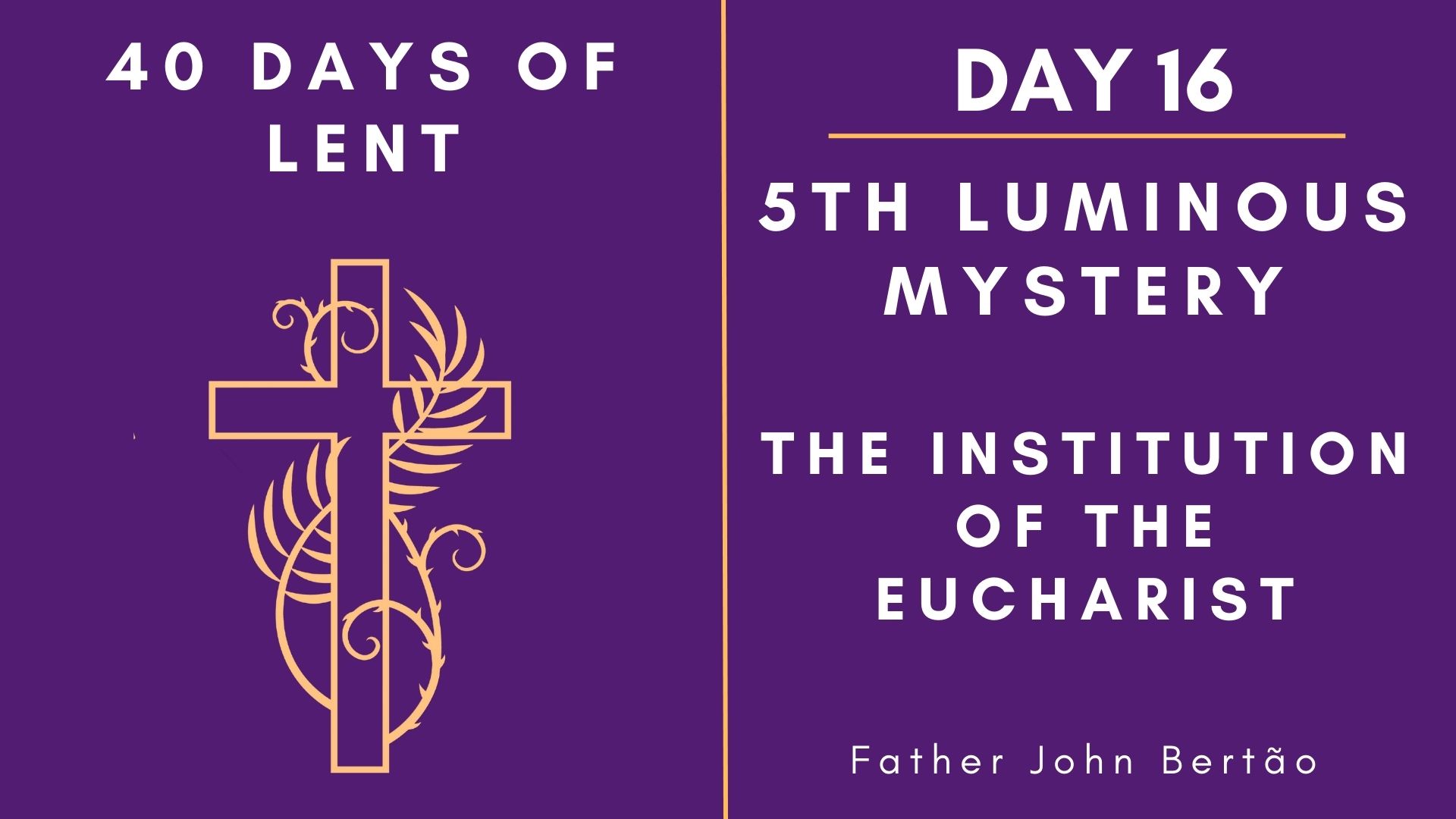 Lenten Retreat 2024: Day 16