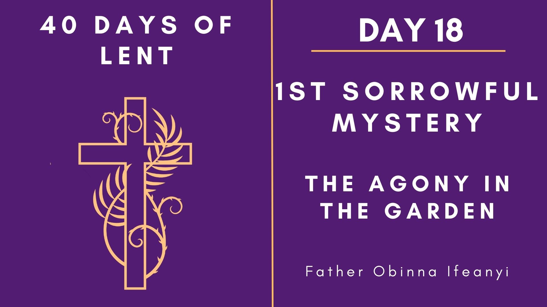 Lenten Retreat 2024: Day 18