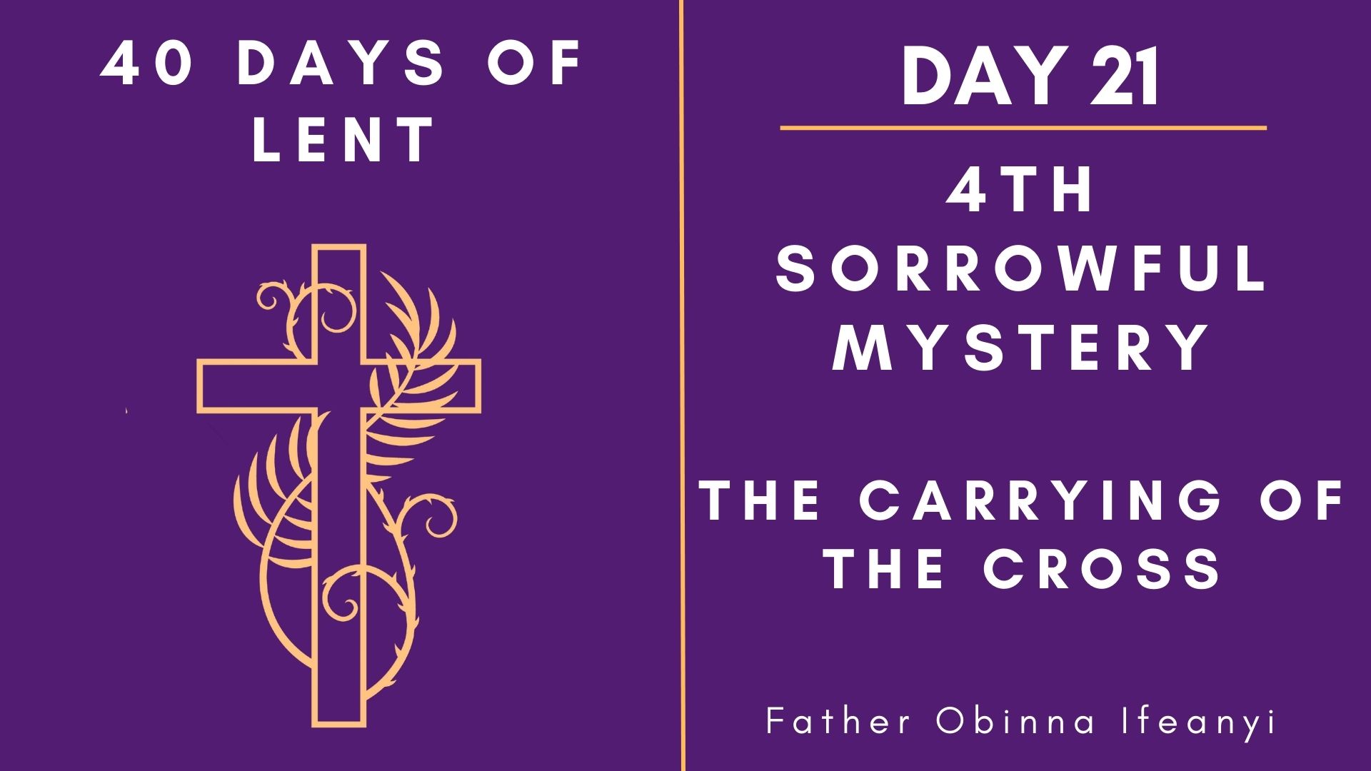 Lenten Retreat 2024: Day 21