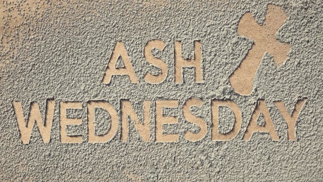 Let us pray...Ash Wednesday