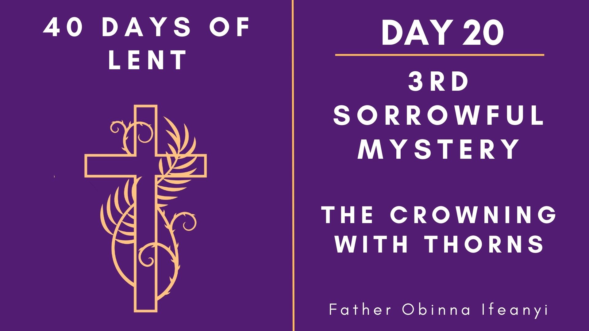 Lenten Retreat 2024: Day 20