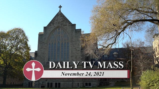 Daily TV Mass November 24, 2021