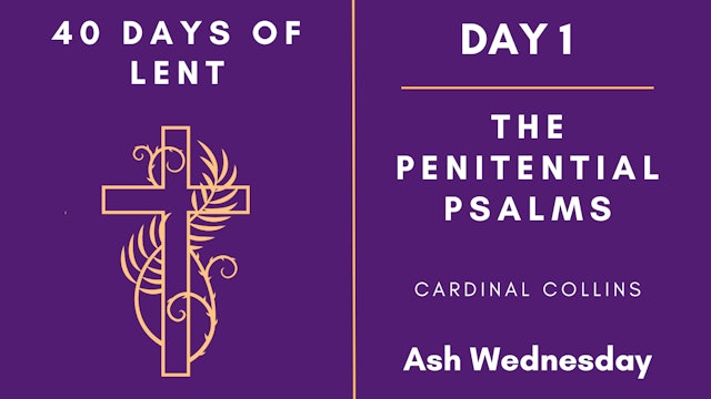 Day 1 - 40 Days of Lent