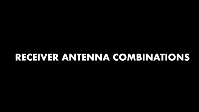 10. Receiver Antenna Combinations