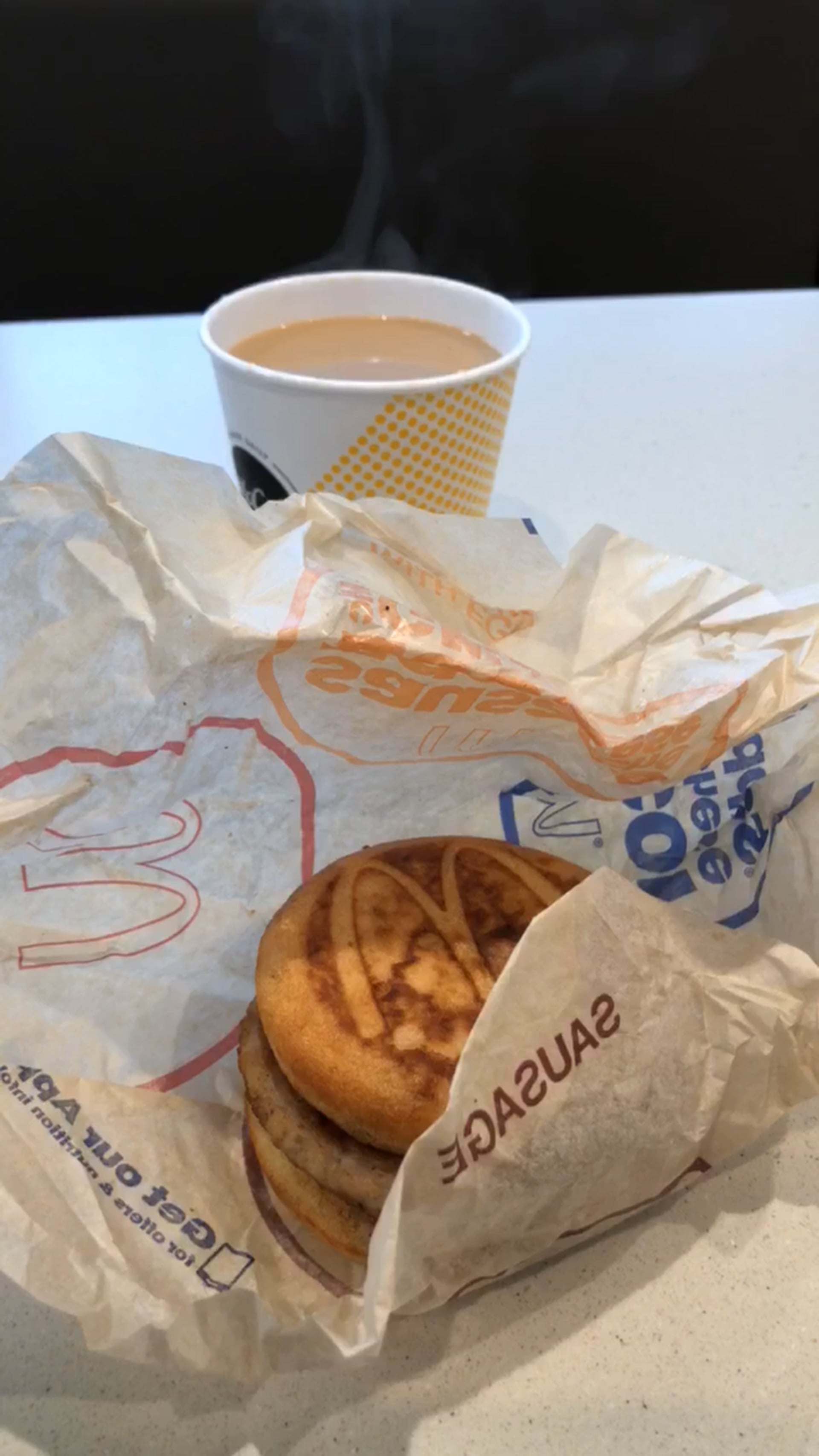 McGriddle and Coffee