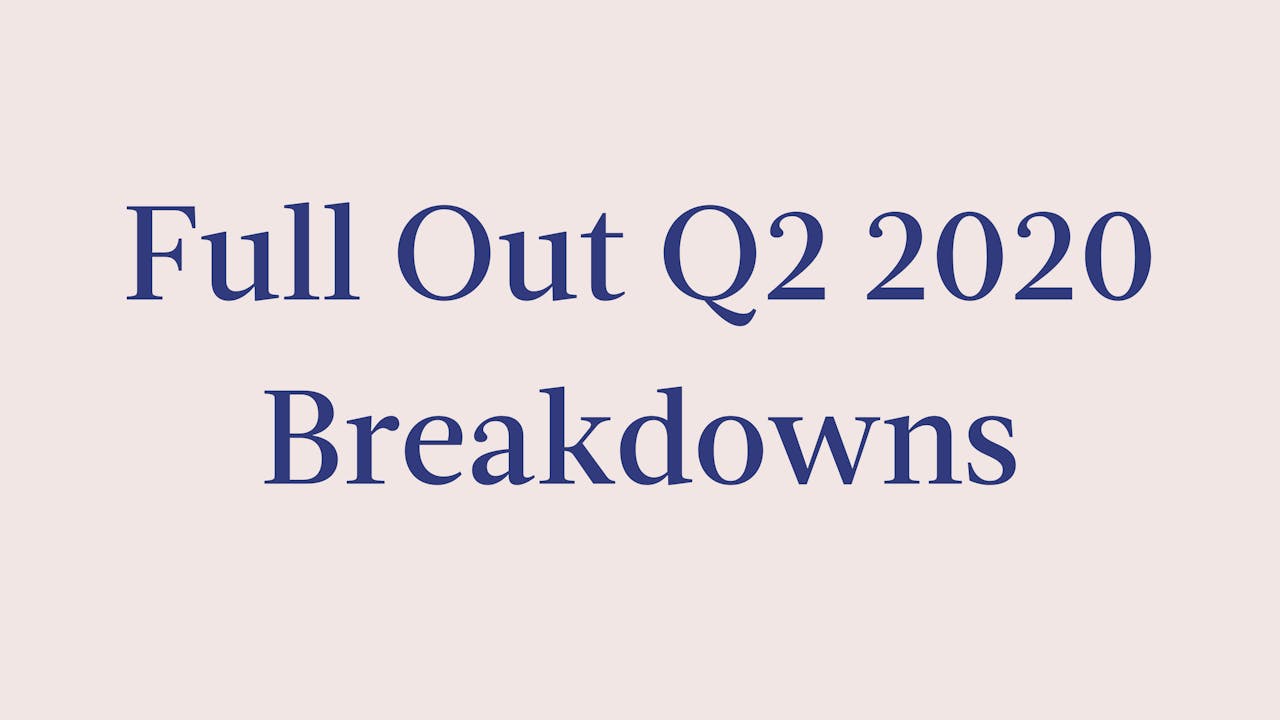 Full Out Q2 2020 Breakdowns