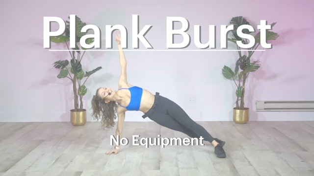 8 min Plank Burst w/ Emily