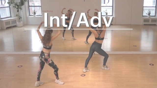 35 min Int/Adv Dance Cardio w/ Natalie + Emily
