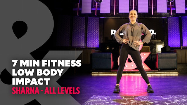 Sharna - 7 Min Low Impact Fitness - All Levels 