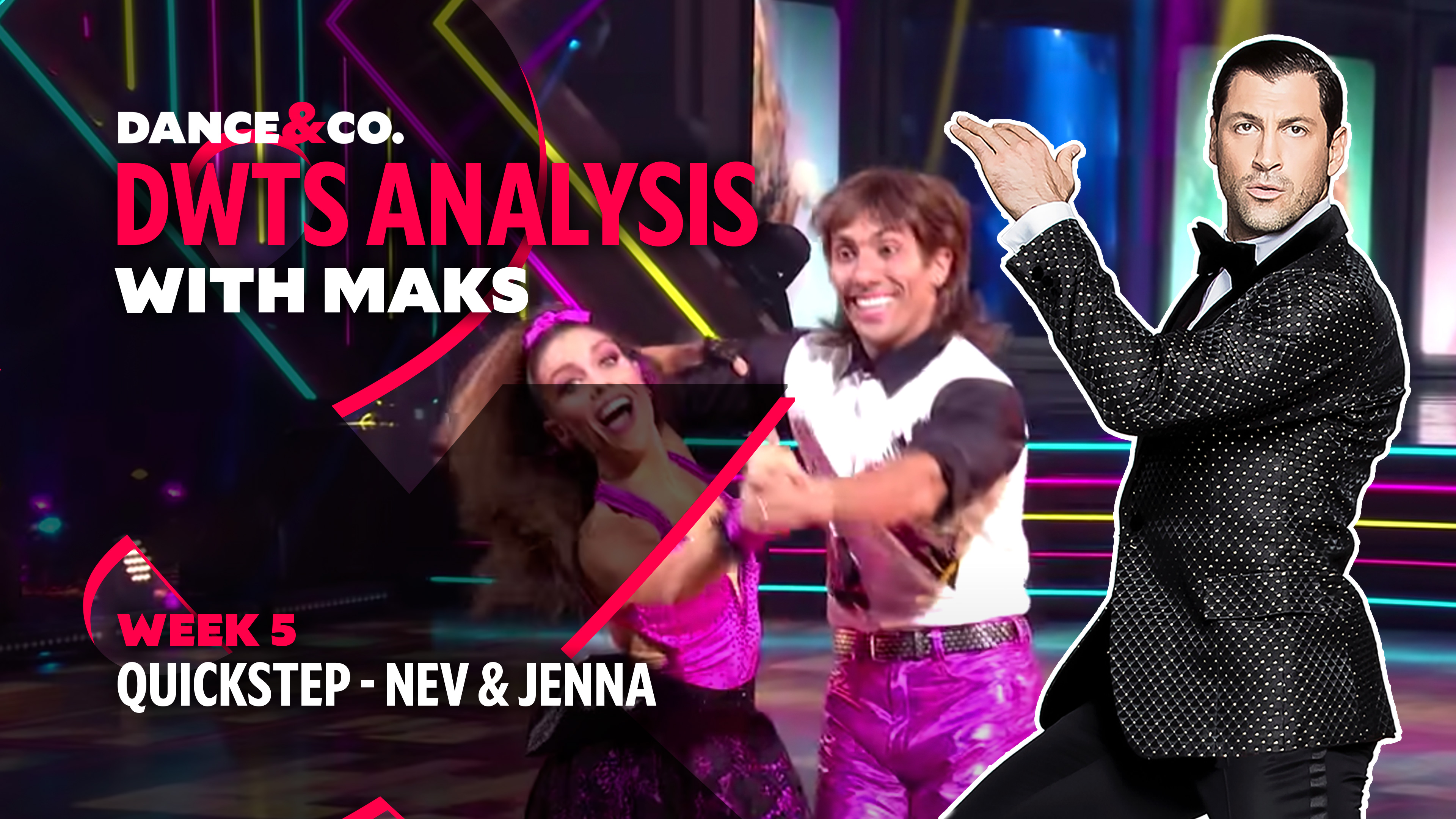 DWTS MAKS ANALYSIS: Week 5 - Nev Schulman & Jenna Johnson's Quickstep