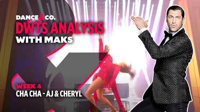 DWTS MAKS ANALYSIS: Week 4 - AJ Mclean & Cheryl Burke's Cha Cha