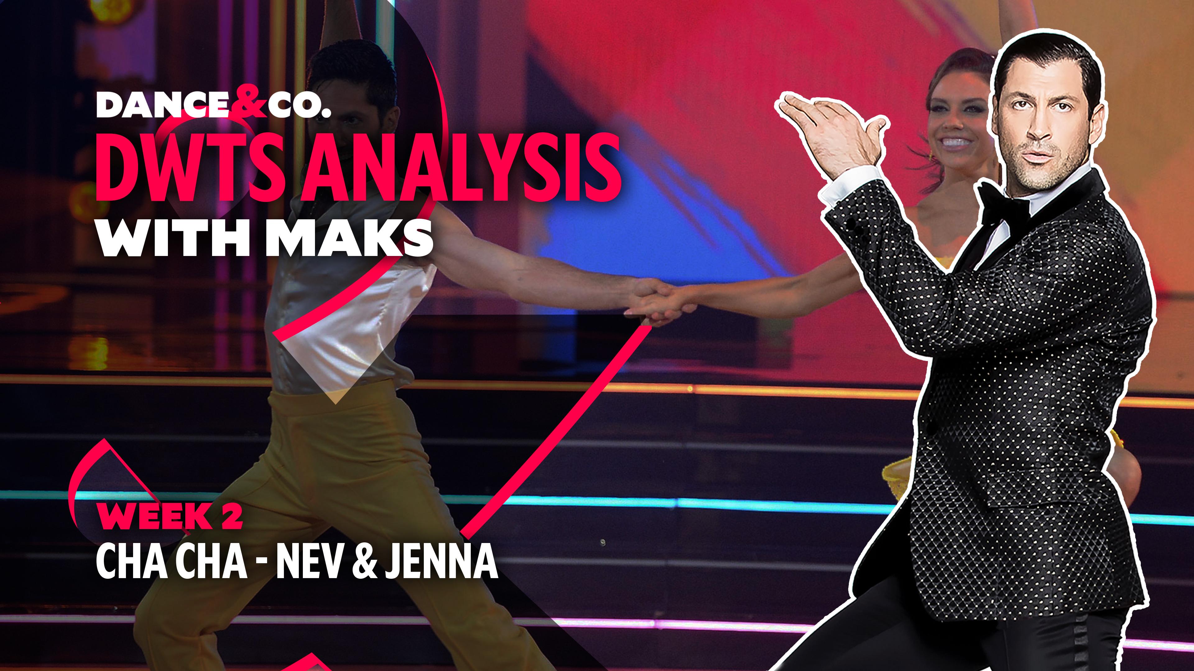 DWTS MAKS ANALYSIS: Week 2 - Nev Schulman & Jenna Johnson's Cha Cha