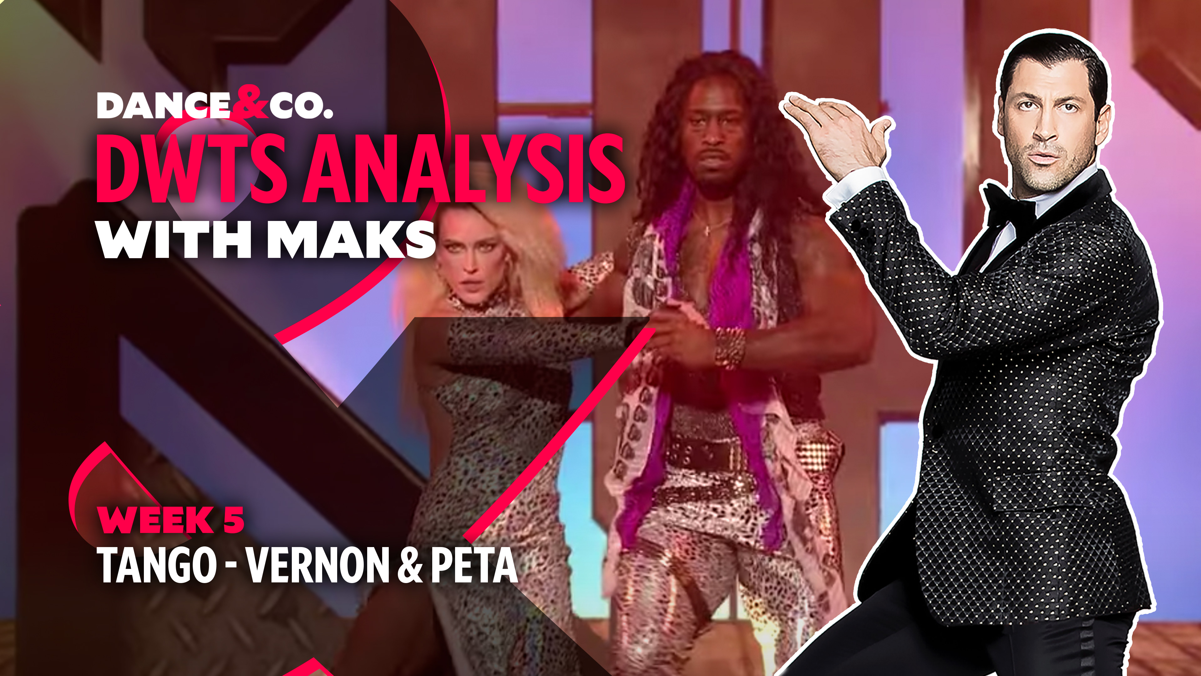 DWTS MAKS ANALYSIS: Week 5 - Vernon Davis & Peta Murgatroyd's Tango