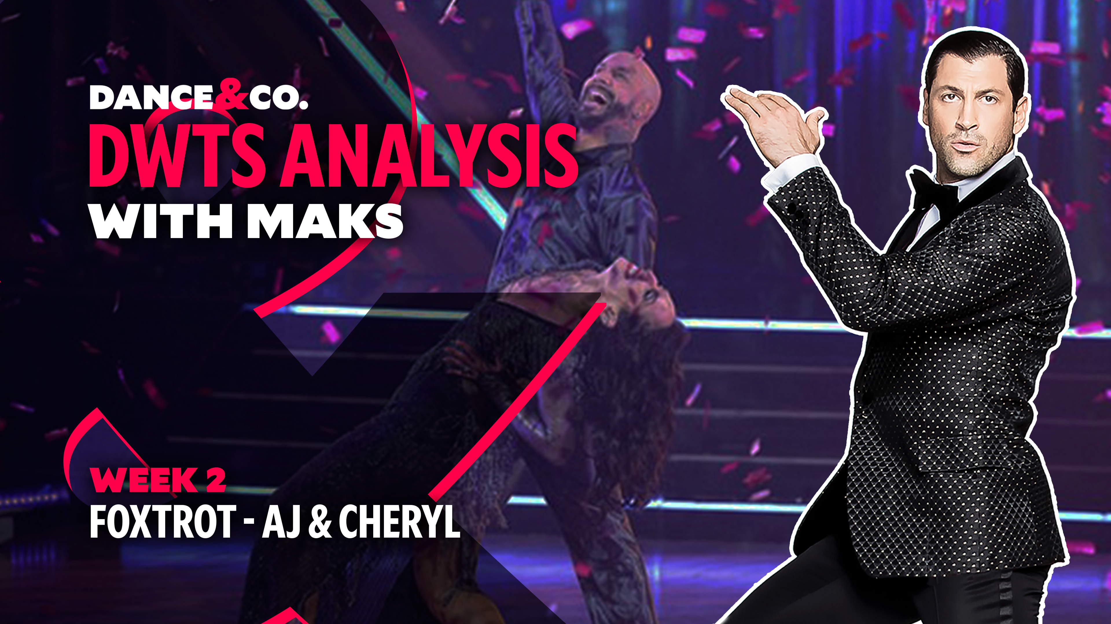 DWTS MAKS ANALYSIS: Week 2 - AJ Mclean & Cheryl Burke's Foxtrot