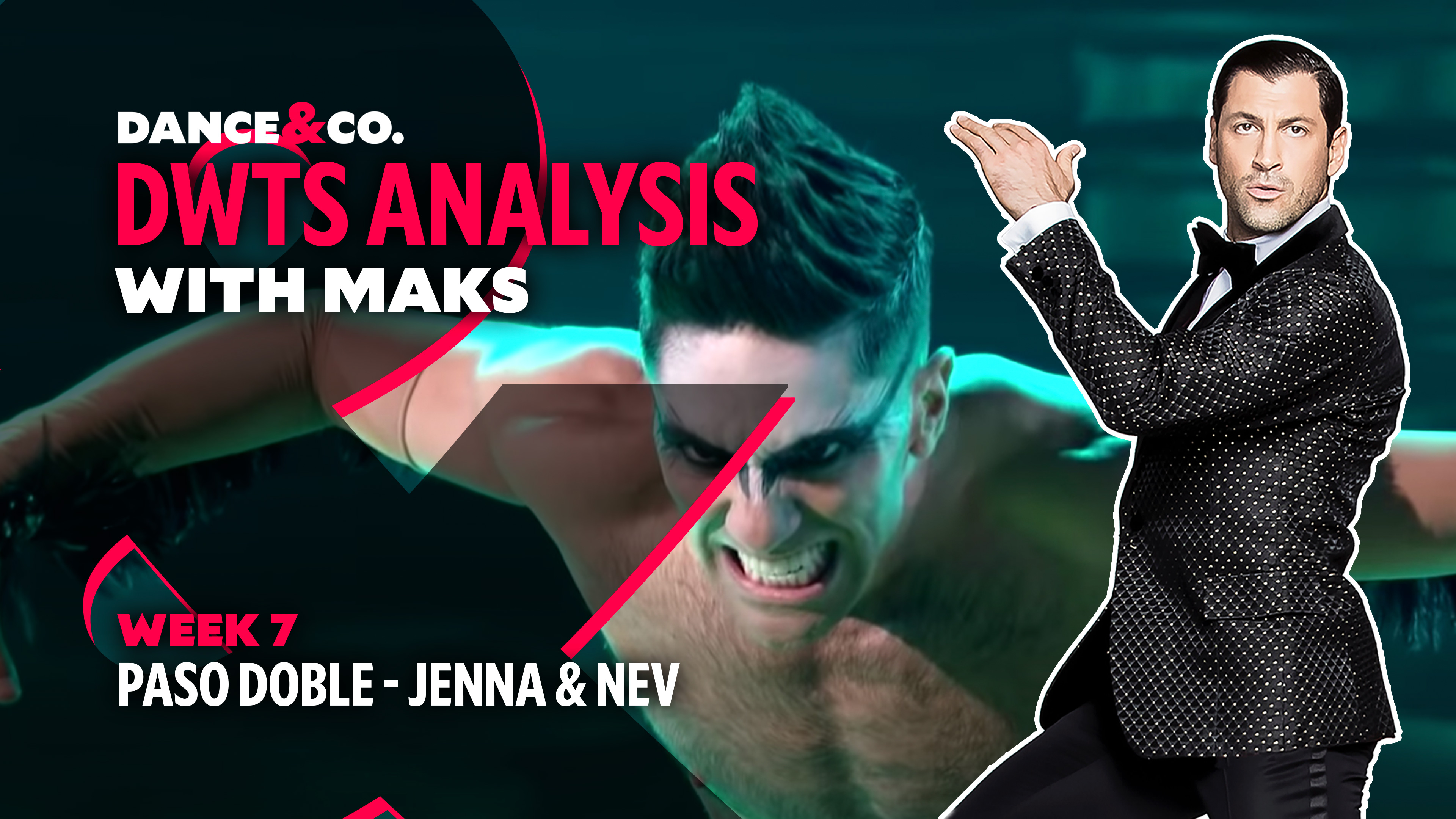 DWTS MAKS ANALYSIS: Week 7 - Nev Schulman & Jenna Johnson's Paso Doble
