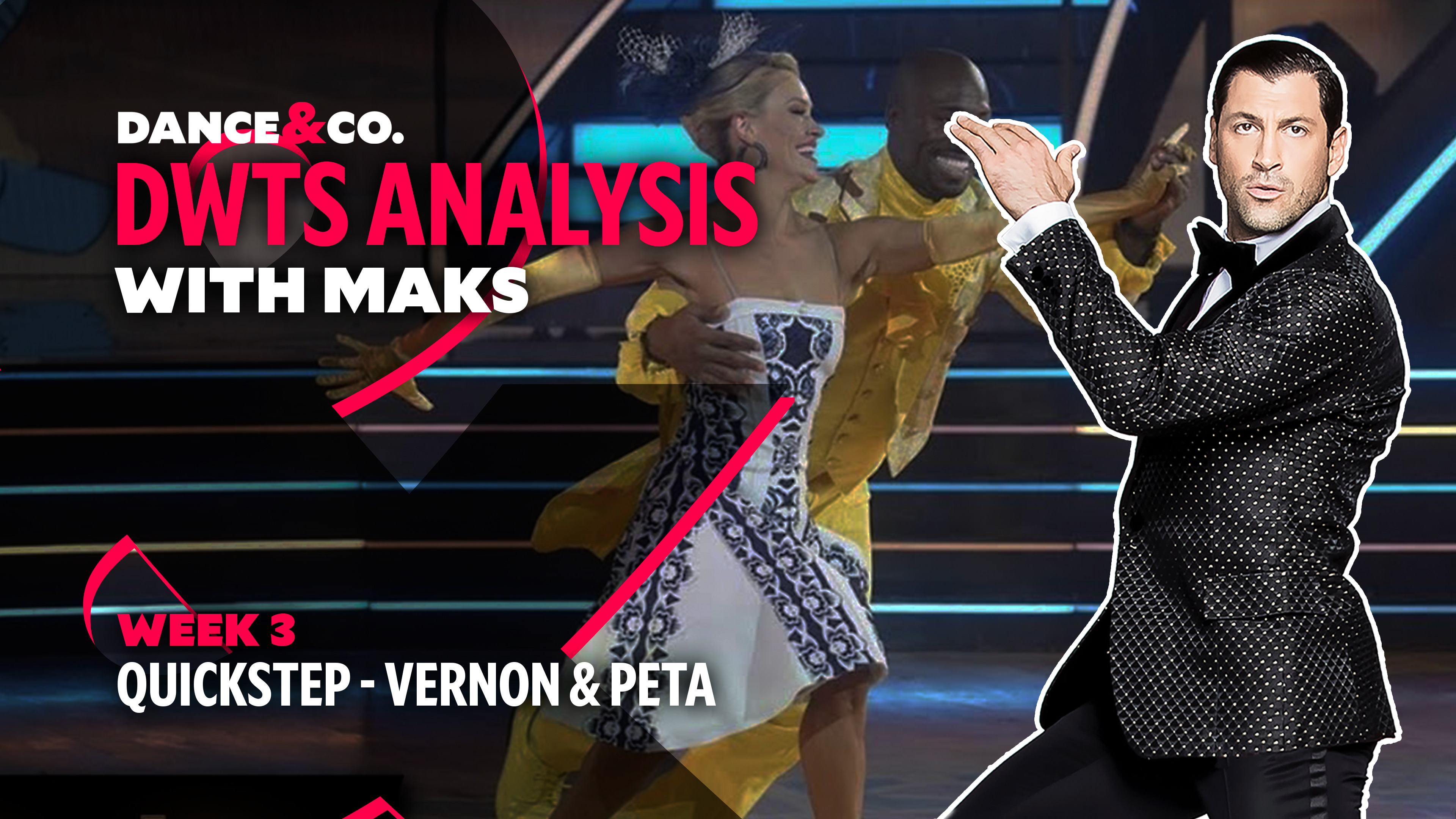 DWTS MAKS ANALYSIS: Week 3 - Vernon Davis & Peta Murgatroyd's Quickstep