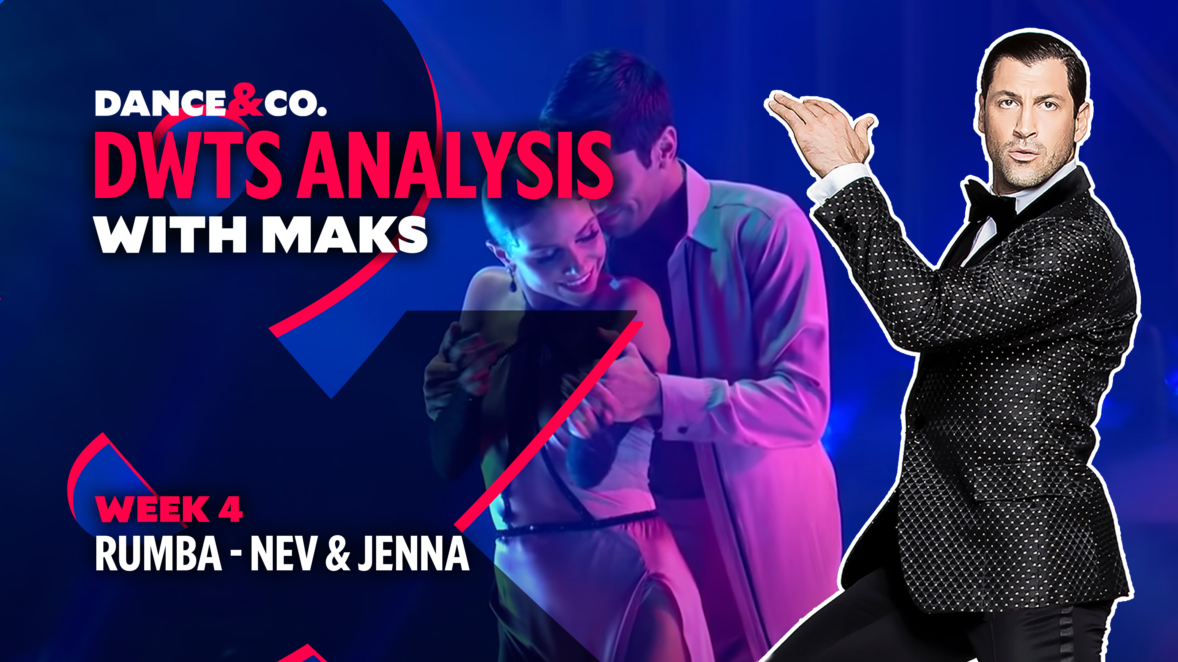 DWTS MAKS ANALYSIS: Week 4 - Nev Schulman & Jenna Johnson's Rumba
