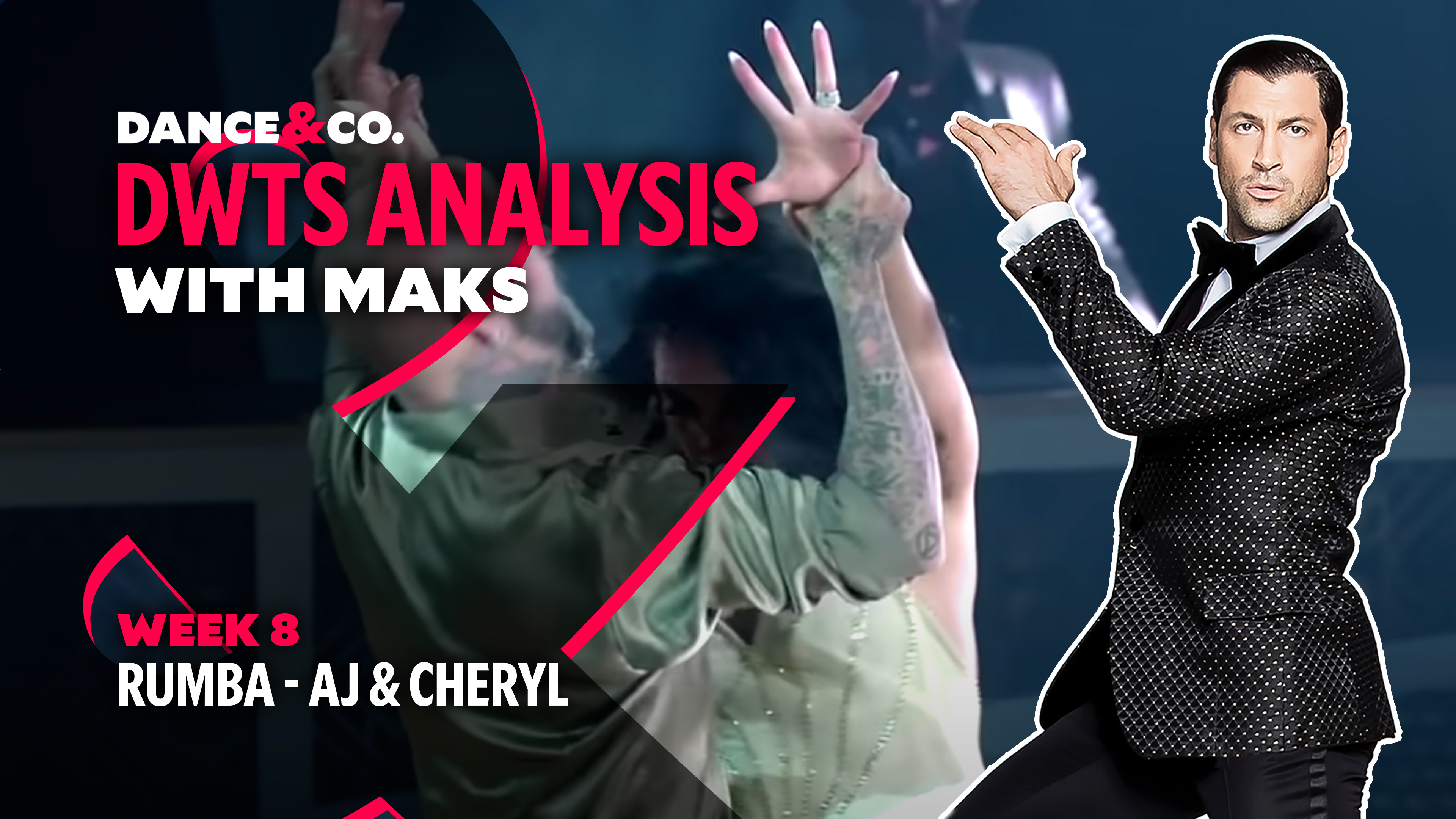 DWTS MAKS ANALYSIS: Week 8 - AJ Mclean & Cheryl Burke's Rumba