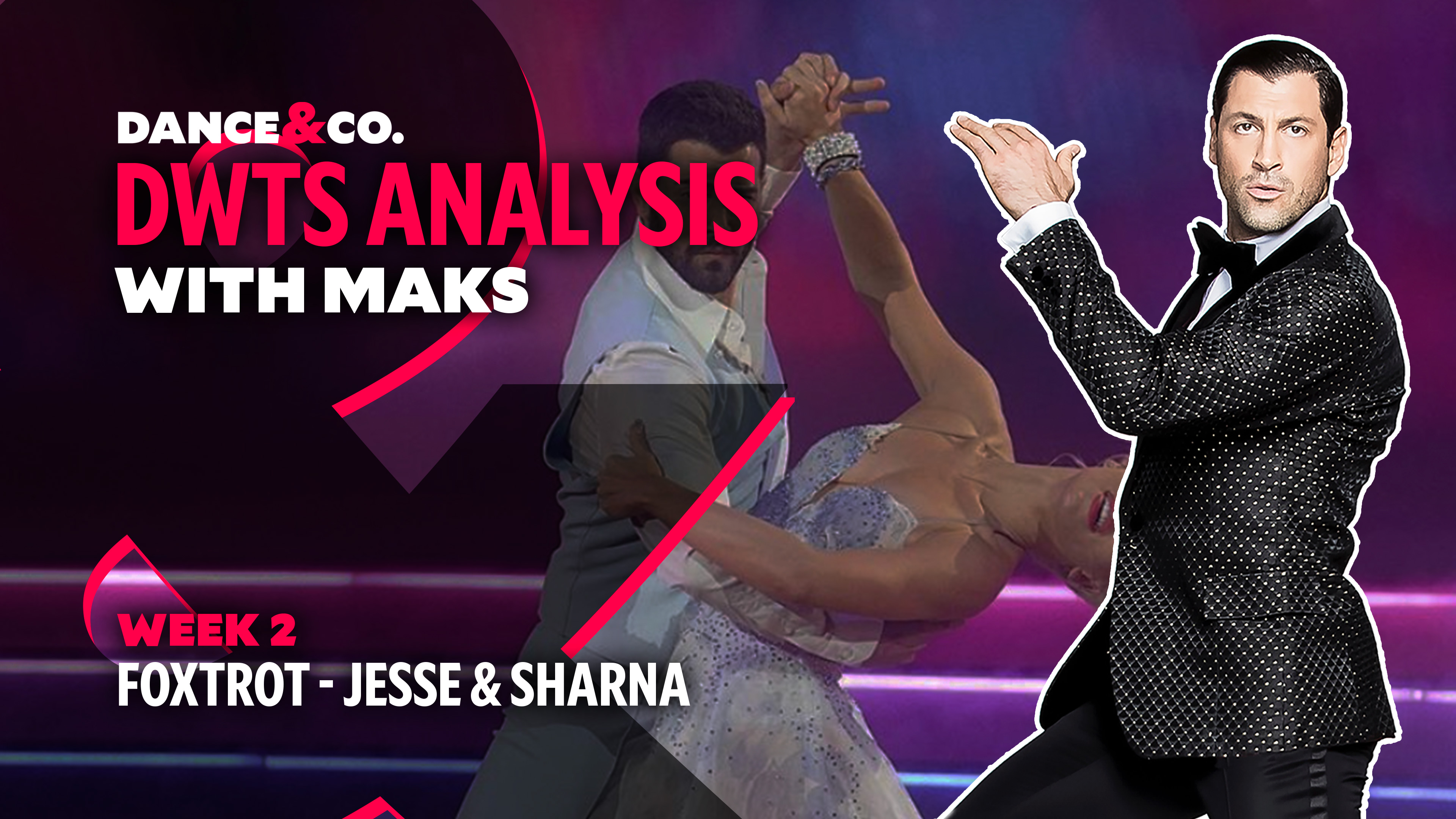 DWTS MAKS ANALYSIS: Week 2 - Jesse Metcalfe & Sharna Burgess's Foxtrot