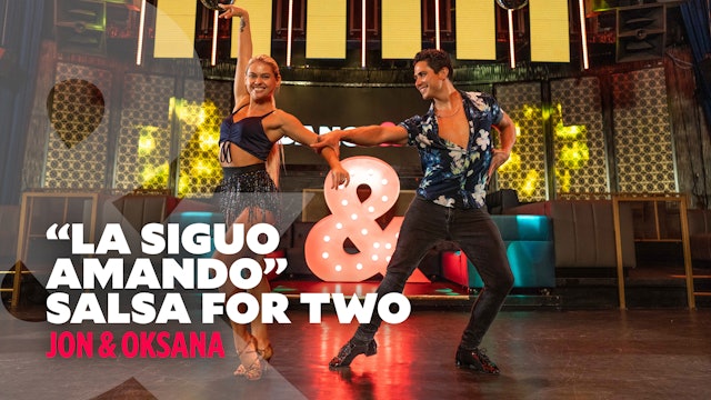 Jon & Oksana - "La Siguo Amando" - Salsa for Two - Level 4