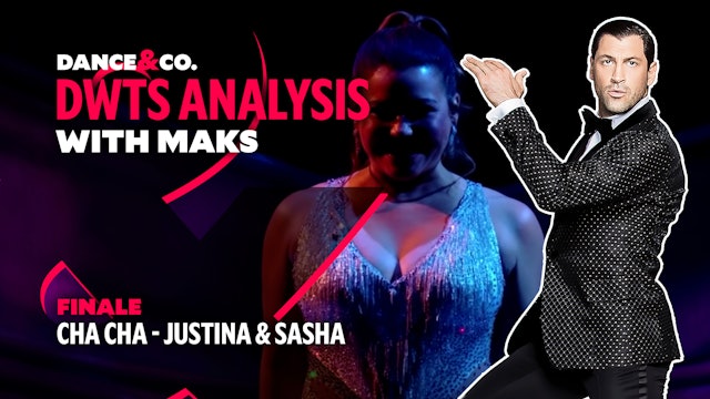 DWTS ANALYSIS: Week 11 - Justina Machado & Sasha Farber Cha Cha