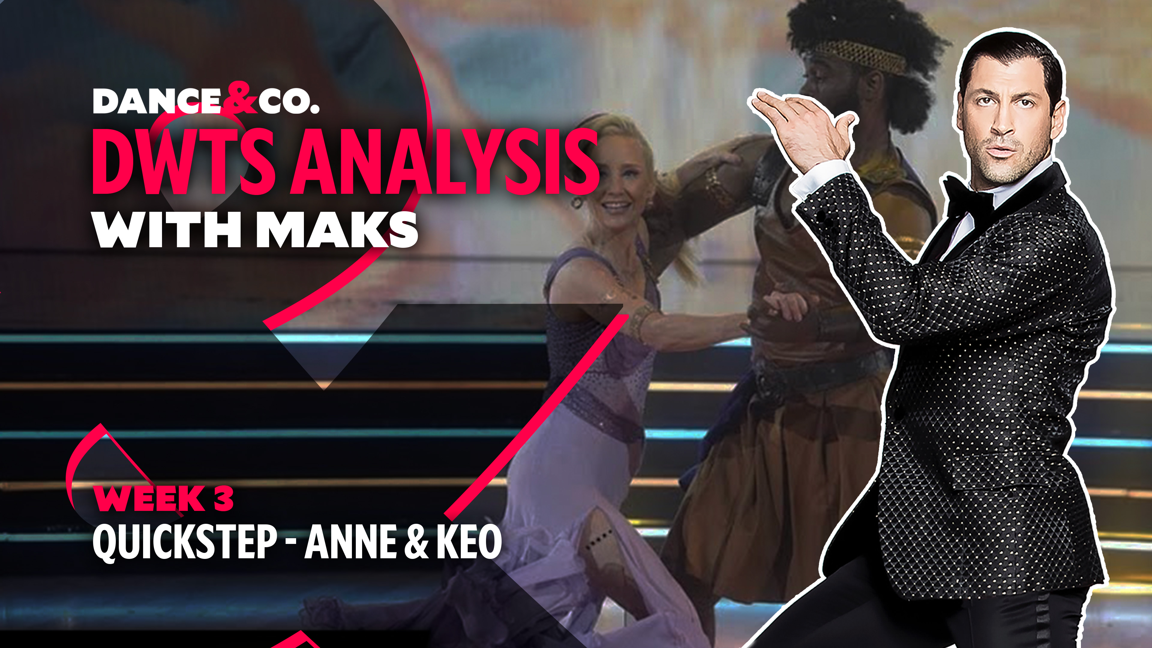 DWTS ANALYSIS: Week 3 - Anne Heche & Keo Motsepe's Quickstep