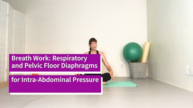 Breath Work: Respiratory and Pelvic Floor Diaphragms