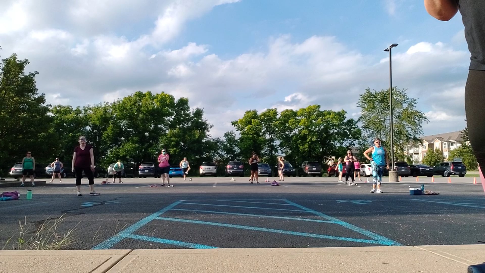 Part 1: Outdoor Class -  8/12/20 (weights between every song)