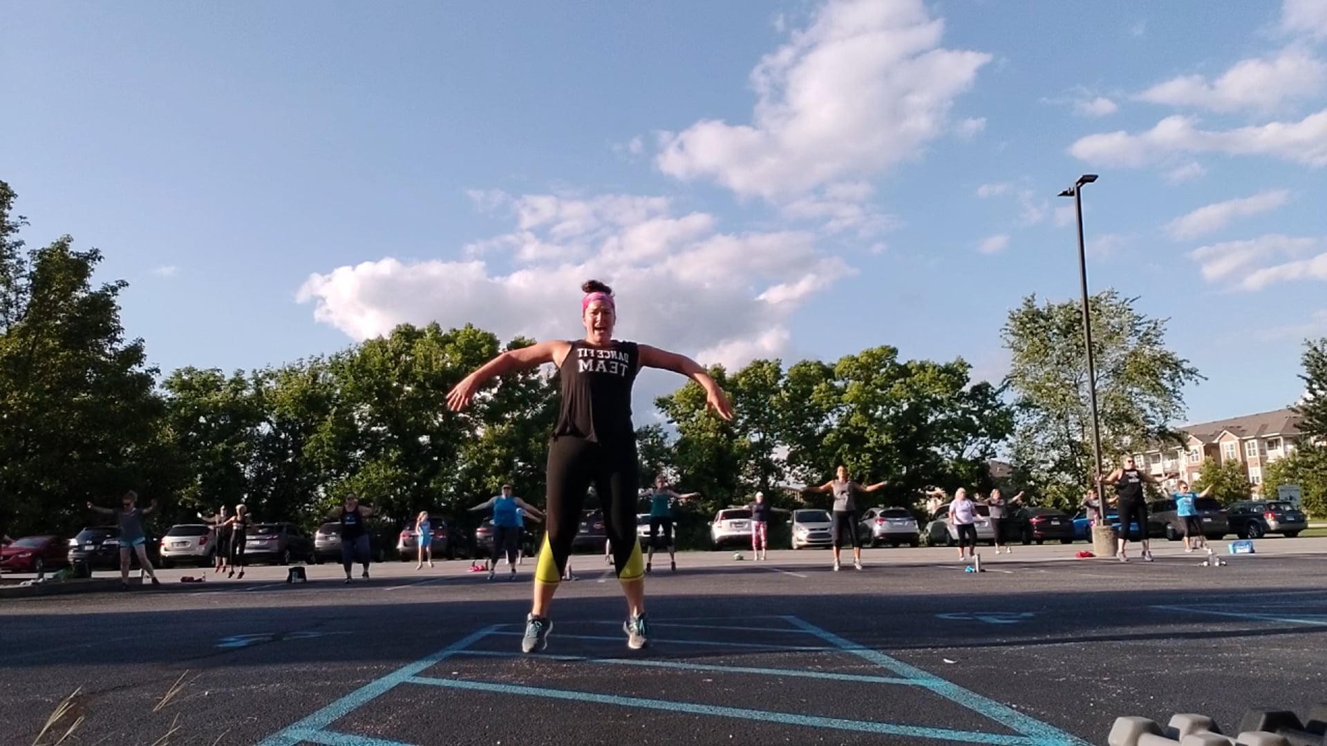 Part 1: Outdoor Class -  8/4/20 (weights between every song/or push-ups at home)