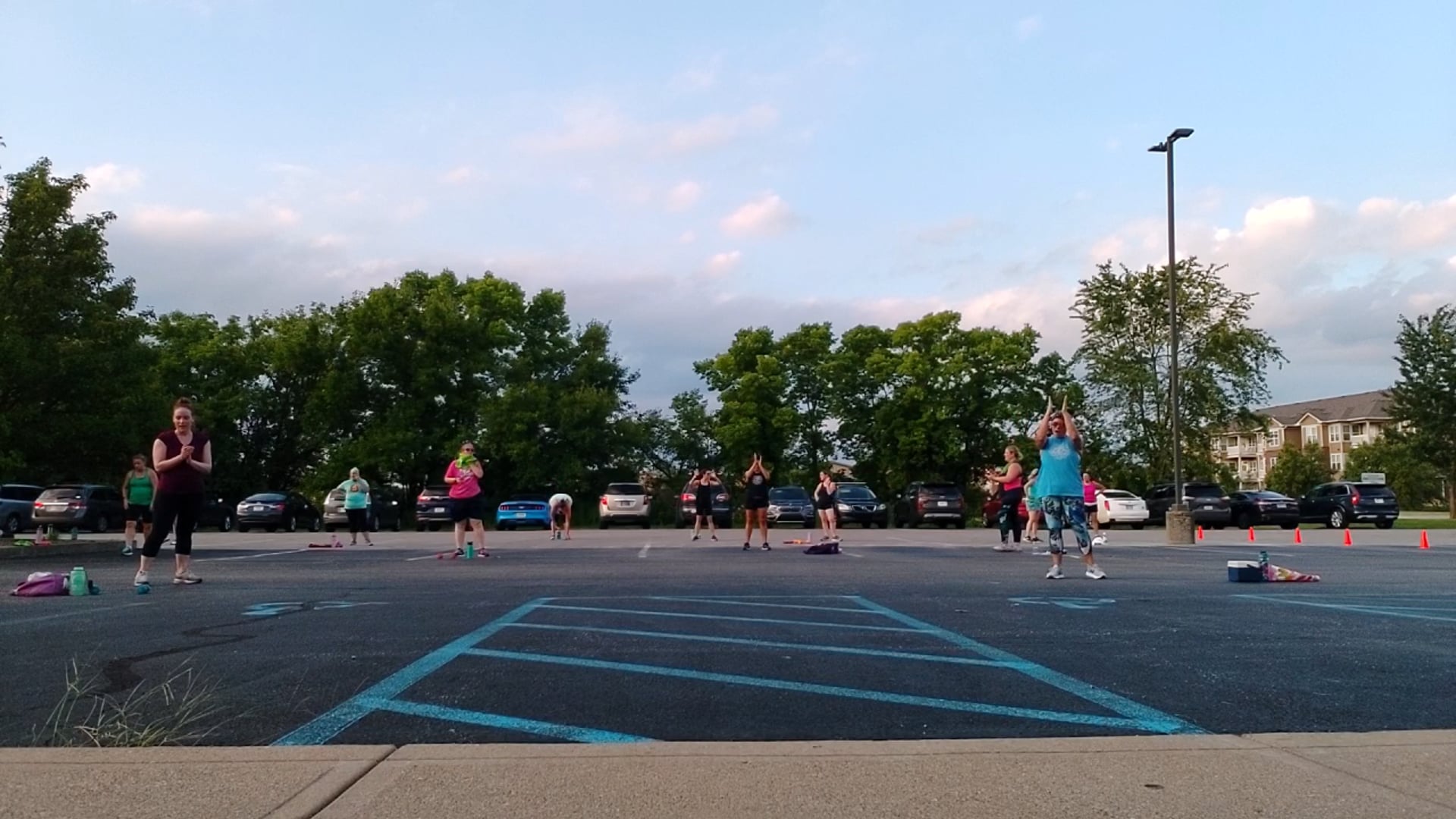 Part 2: Outdoor Class -  8/12/20 (weights between every song)