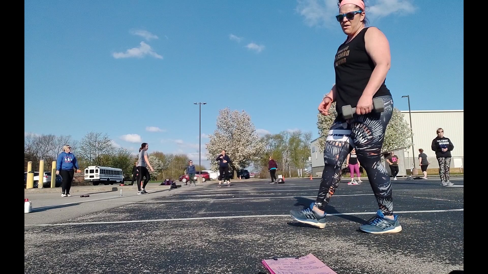 LEGS | SHOULDERS | CORE: Squat Press Out