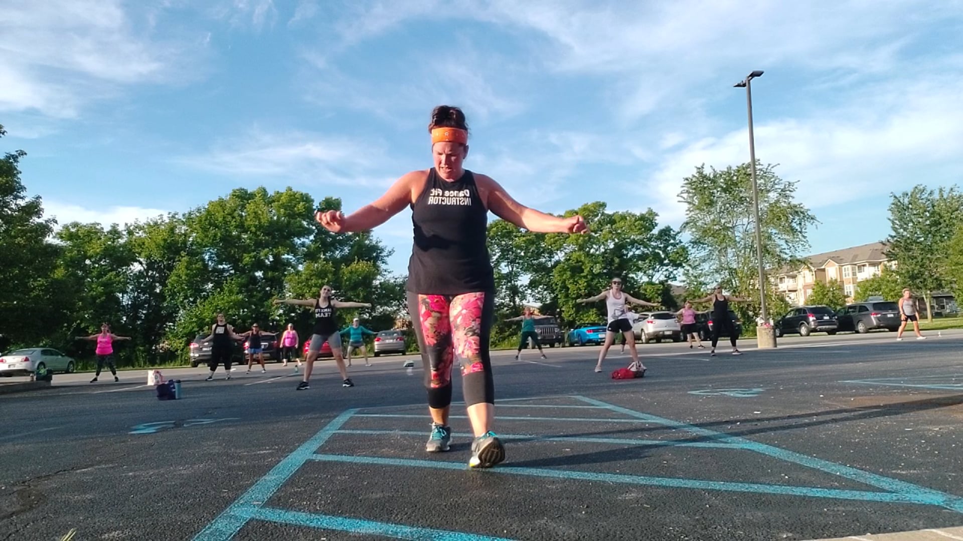 "Jump" by Kris Kross (*Toning song* - arm circles, squats & squat jumps)