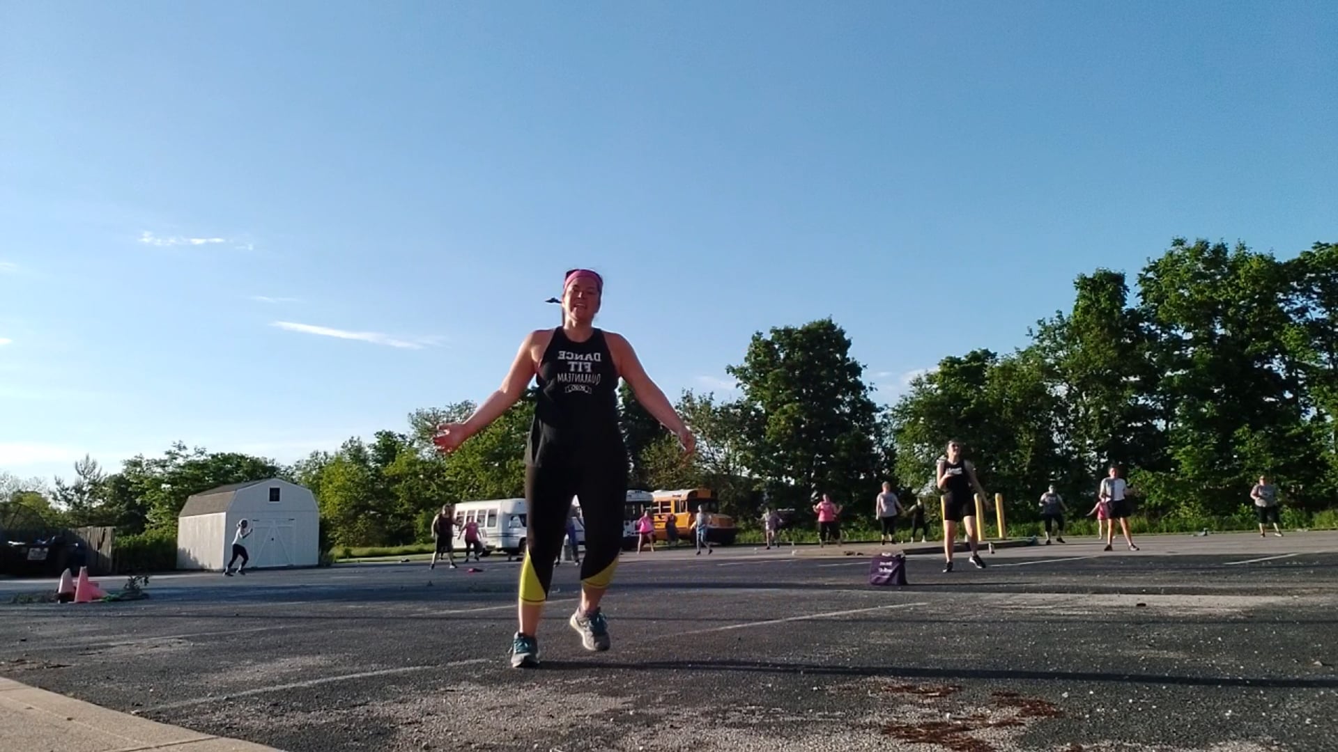  Part 2: 1st class BACK - Outdoors!! So hot, but so good! - 6/2/20