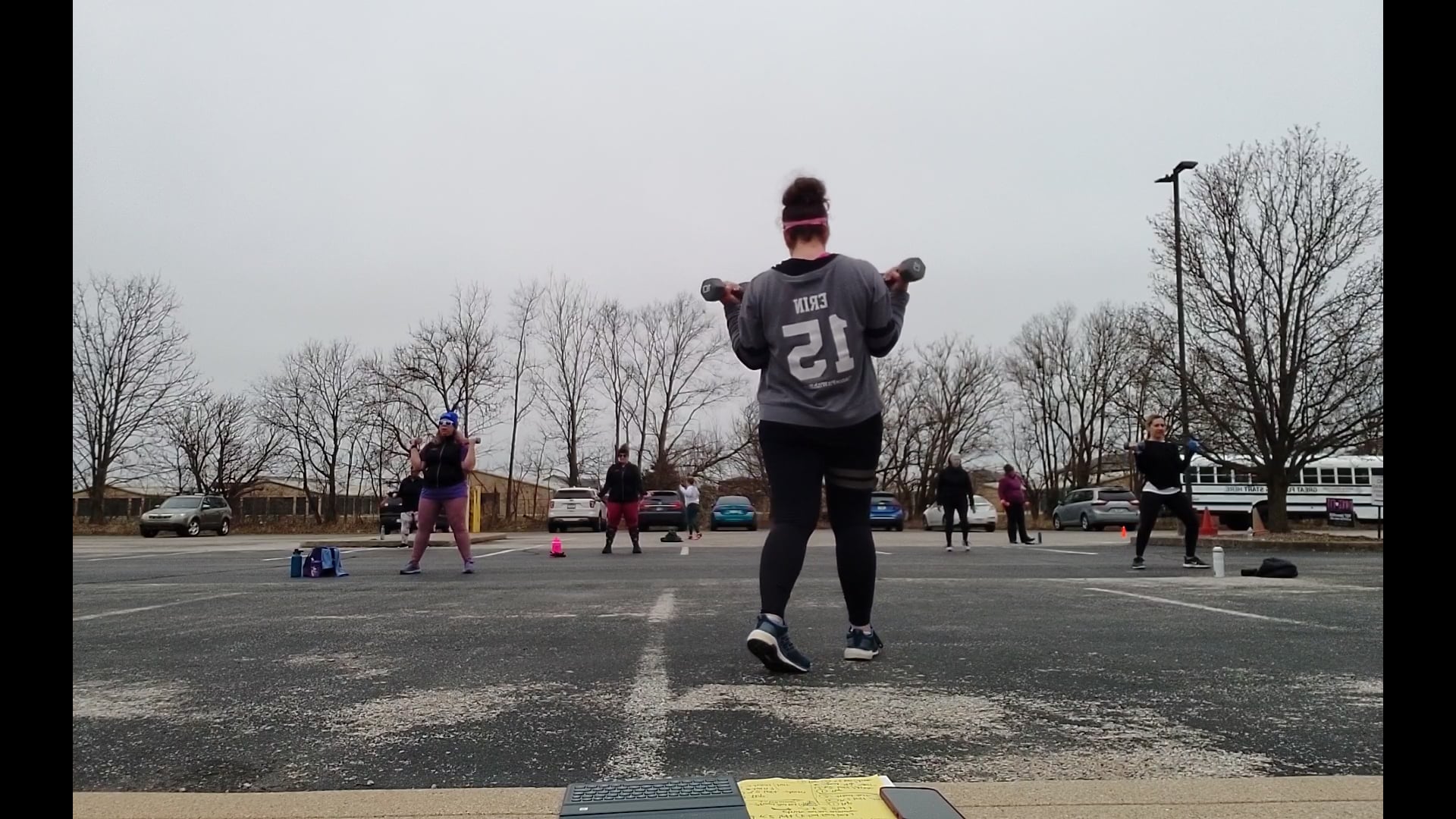 Part 2: Friday AM w/ Erin (weights or push-ups/squats b/t songs) - 3/26/21