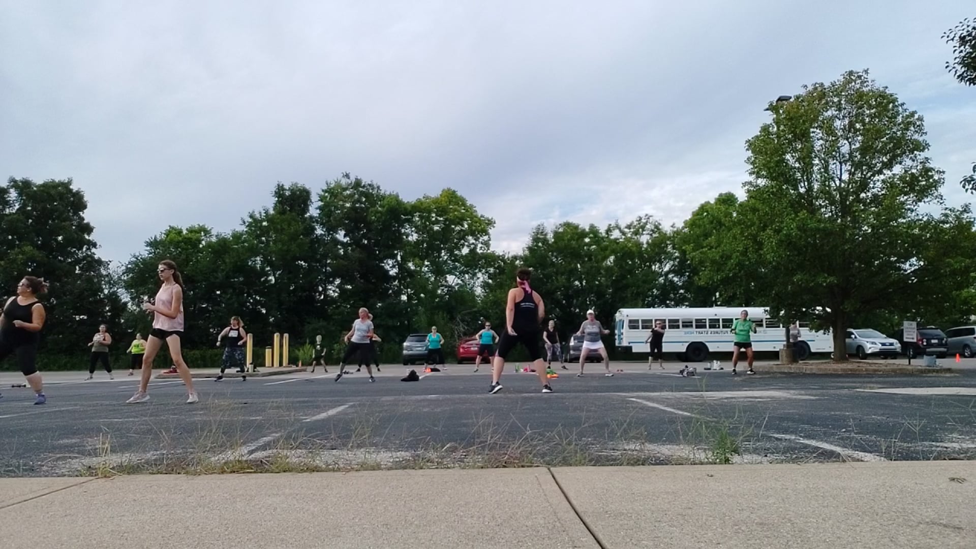 Part 1: Outdoor Class - 9/2/20 (weights b/t songs) *2 NEW Songs: Prrrum & Sweat!