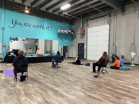 Beginner Yoga w Chair 2/10/22 with As...