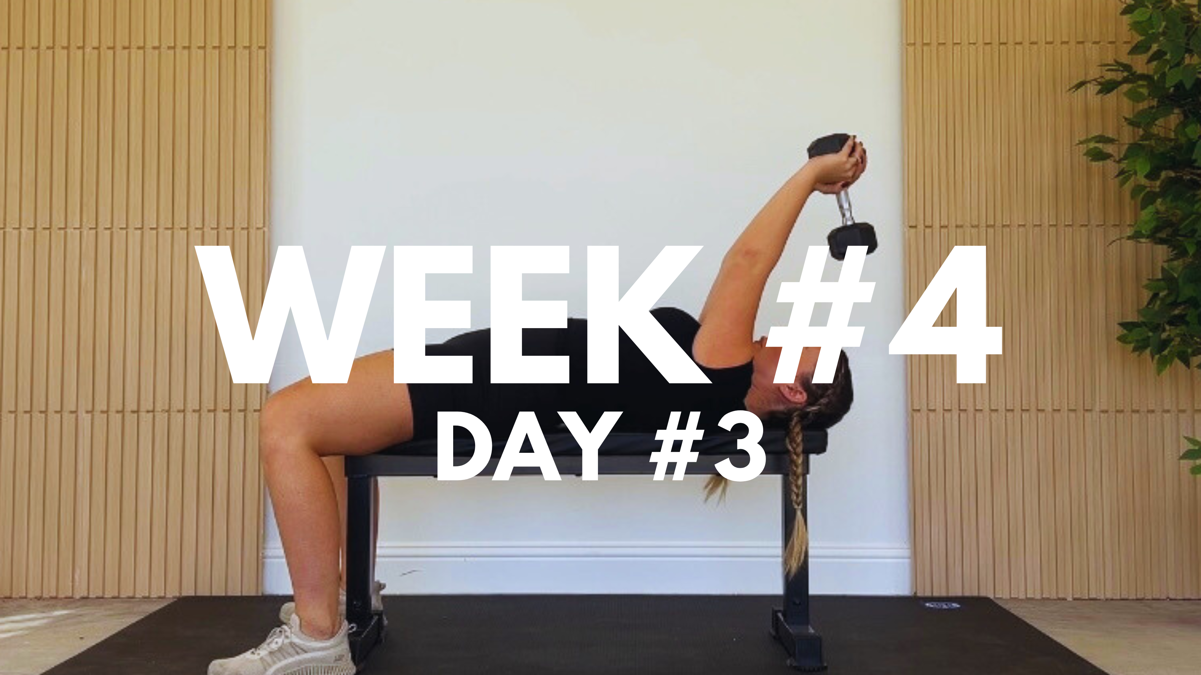 WEEK #4 / DAY #3: UPPER BODY + CORE