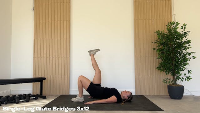 Single Leg Glute Bridge