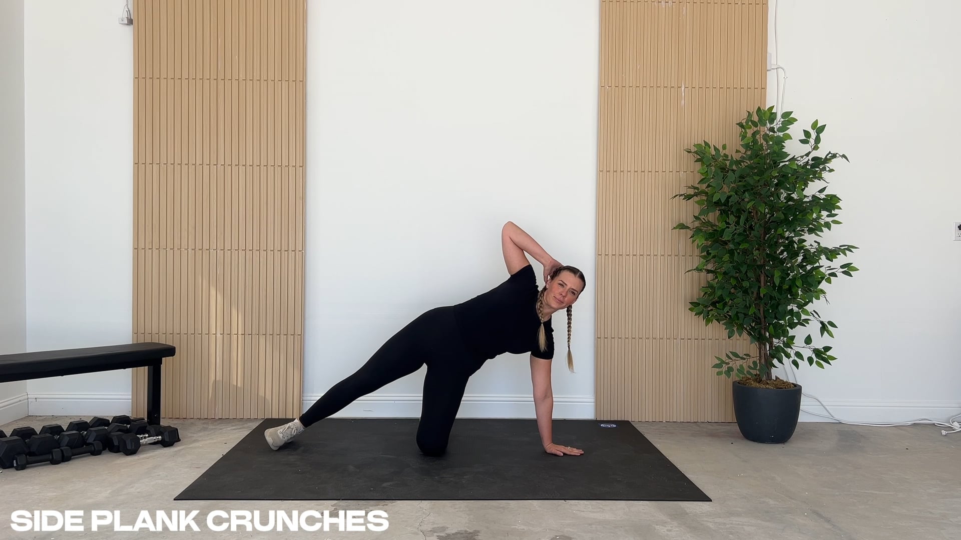 Side Plank Crunches