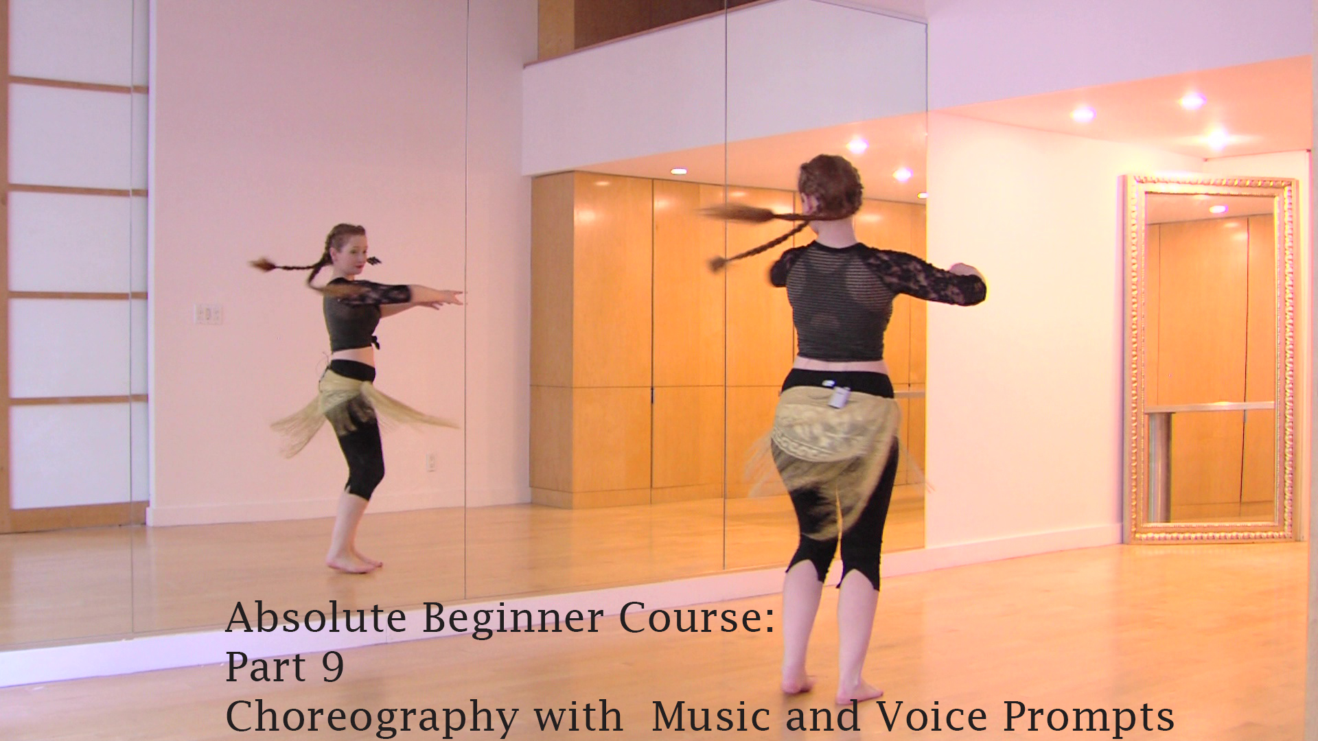 Absolute Beginner Course: 9 Choreography Practice with Music and Voice Prompts