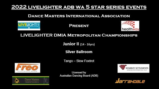 Junior II (14 -16yrs) Silver Ballroom