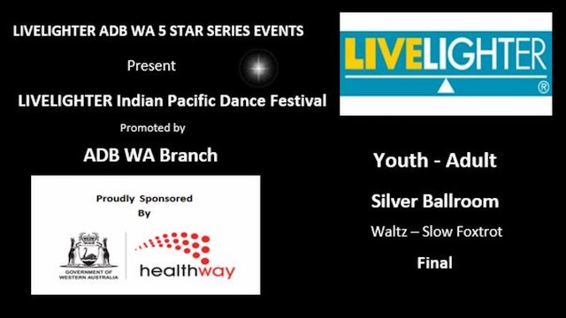 Livelighter Indian Pacific  Youth-Adult Silver Ballroom